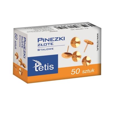 Pinezki TETIS A'50 złote GP095-AO - Arioo.pl