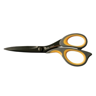 Nożyczki TETIS GN280-YB 17,5 cm żółto-szare - Arioo.pl