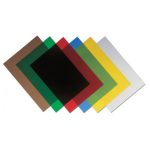 Okładka - folia A4 200 mic czerwona FELLOWES