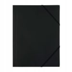 Teczka z gumką A4 D.RECT PP czarna - Arioo.pl