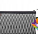 Koperta TETIS z suwakiem metal. DL czarna