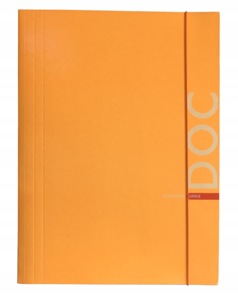 0a127bed-11e3-4b60-935a-c6723dc19906.jpeg TECZKA Z GUMKĄ A4 BARBARA FLUO POMARAŃCZOWA - obrazek 1