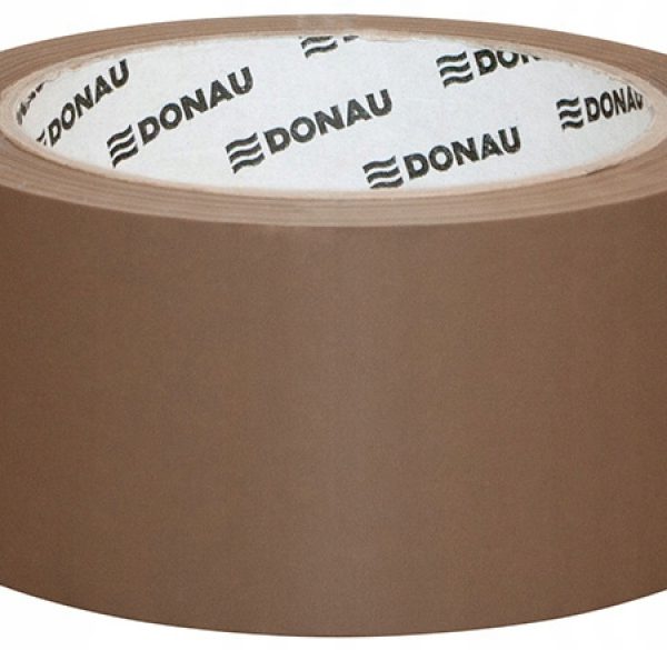 Taśma pakowa DONAU 48x60 brązowa SOLVENT - Arioo.pl