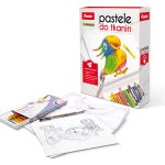 Pastele do tkanin Pentel PTS zestaw z koszulką