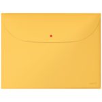 Teczka kop. Leitz Cosy z  2 przegródkami, żółta