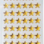 DŻETY SAMOPRZYLEPNE GWIAZDKI DS40 ZŁOTE