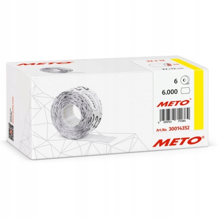 40040cea-374b-41d9-9a8f-e9e0d0fe63af.jpeg Etykiety do metkownic jednorz. 22x12mm białe usuw. - obrazek 1