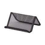 Stojak na wizytówki D.RECT metal czarny 110449