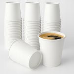 Kubek papierowy bez SUP 100% eko do kawy herbaty jednorazowy 250 ml 50 szt.