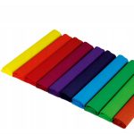 Bibuła marszczona Fiorello – zestaw 10 ciemnych kolorów 50 × 200 cm