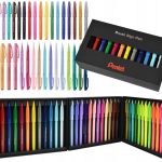 Zestaw pisaków Pentel końcówka pędzelkowa 2 mm wielokolorowy