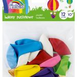Balony Fiorello 10" pastelowe mix 12 sztuk