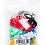 Zawieszki do kluczy OFFICE mix kolor woreczek 20sz