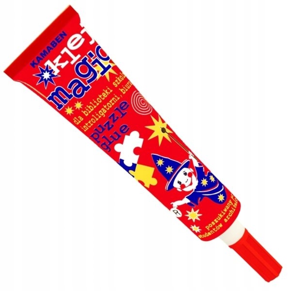 4e0e9c49-d3b7-480c-8dd5-ce45d75f81a5.jpeg Klej Magic z aplikatorem 45 g metalowa tuba tubka KAMABEN Polski - obrazek 1