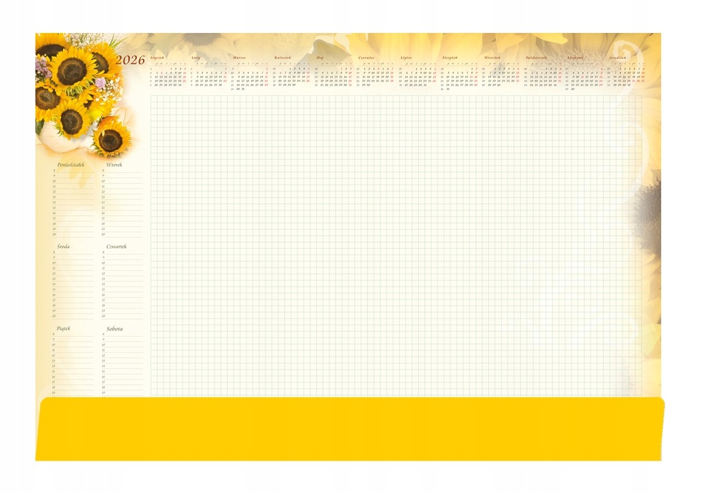 5807f86d-2920-4b71-84c3-bbcc7568584f.jpeg Kalendarz biurkowy 2026 Michalczyk i Prokop Globus - obrazek 1