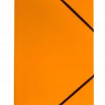 Teczka z gumką A4 TETIS 350g pomarańczowa BT600-P