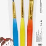 Pędzelki szkolne Fiorello mix 3 szt.