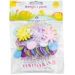 NAKLEJKI Z PIANKI PVE03 WIELKANOC 80 SZTUK