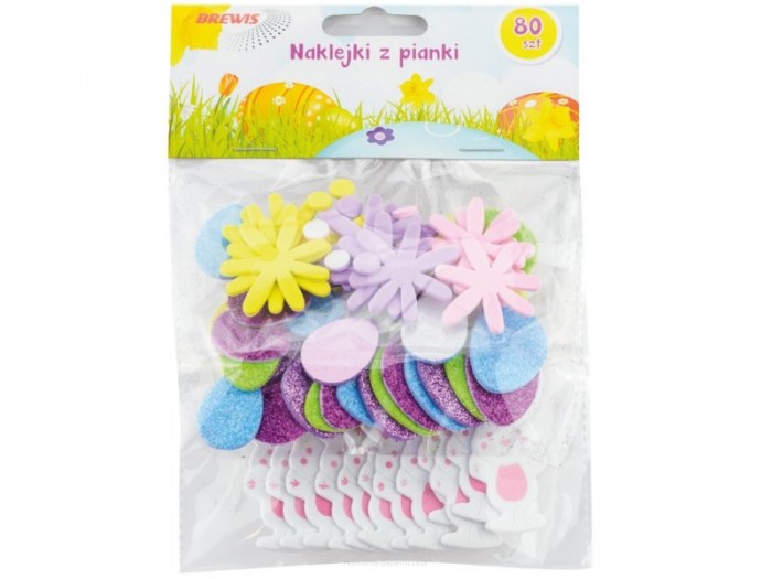 635c859d-e829-43b5-b0a0-4bdd947a33dc.jpg NAKLEJKI Z PIANKI PVE03 WIELKANOC 80 SZTUK - obrazek 1