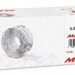 Etykiety cenowe w rolce do metkownicy dwurzędowej Meto 26 x 16 mm białe