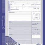 Zlecenie wykonania usługi motoryzacyjnej A4 651-1