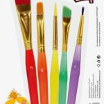 Pędzelki szkolne Fiorello mix 5 szt.