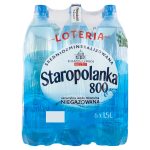 Staropolanka 800 Naturalna woda mineralna niegazowana 6 x 1,5 l