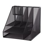 Przybornik LEVIATAN  metal czarny 8 przegródek