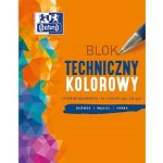 BLOK TECH. A4/10 OXFORD 225G KOLOR