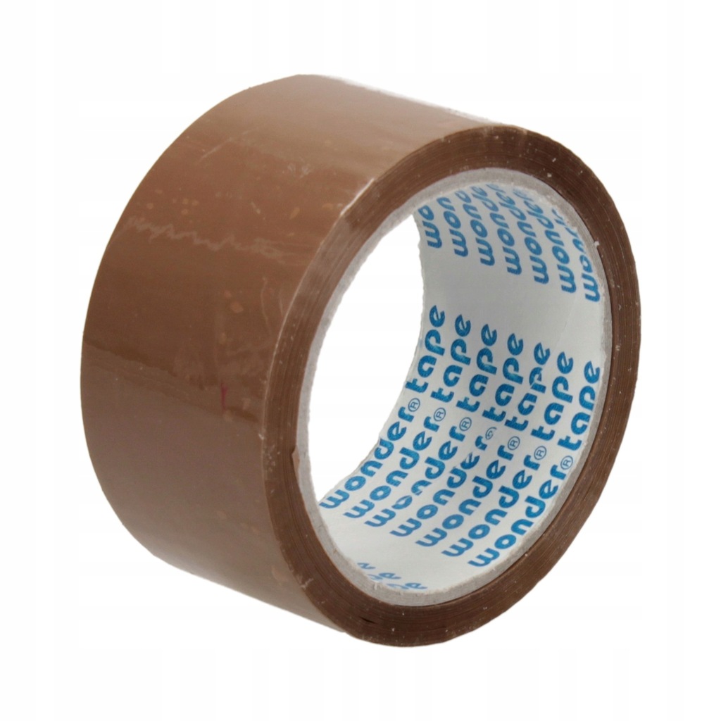 819c567c-8f1a-4538-ba35-6a2cc4aa41df.jpeg Taśma pakowa Wonder brązowy szer. 48 mm dł. 50 m 1 szt. - obrazek 1
