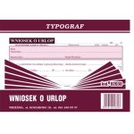 Druk Wniosek o urlop A6 Typograf