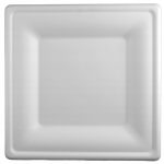 Talerze Jednorazowe Papierowe Ekologiczne Kwadrat