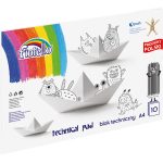 Blok techniczny Fiorello A4 10 kartek biały