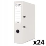 Segr. BASIC-S A4/75 biały z okuciem karton 24szt