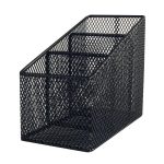 Przybornik TETIS na długopisy siatka czarny BV511