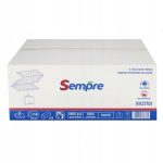 Ręcznik papierowy składany SEMPRE V-fold, 2-warstwowy, biały, 100% celuloza