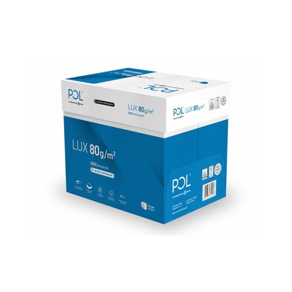 Papier biurowy POLLUX format A4 80g 2500 arkuszy, karton