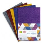 Arkusze piankowe brokatowe A4 Happy Color Kosmos