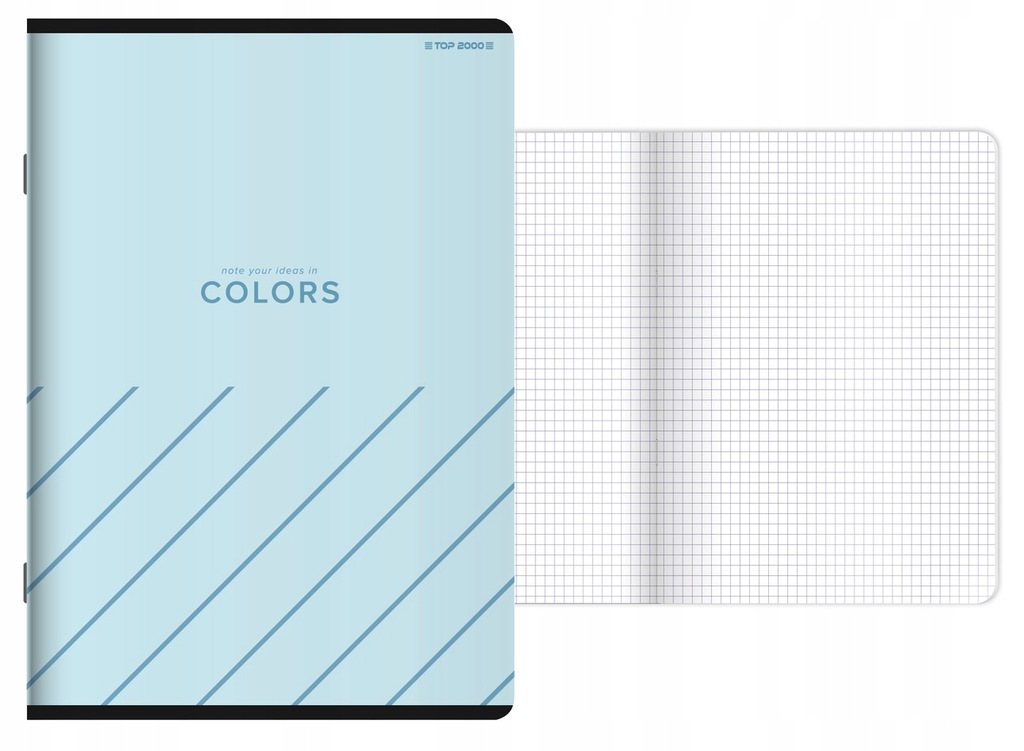 bbcc098c-2e2b-48b4-961b-e4dbd3d473df.jpeg Zeszyt w kratkę A5 16 kartek COLORS TOP-2000 - obrazek 1