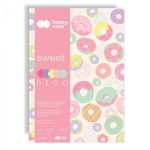 Blok DECO SWEET A4 170G 20ark Happy Color