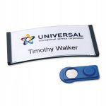 BP 5 Identyfikatorów imiennych Polar30, antracytowe, 70 x 30 mm