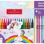 Flamastry 18kol stand.+6kol pastel Faber-Castell