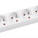 Listwa zasilająca OFFICE 3m/5g z uziem. biała