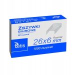 Zszywki 26/6 TETIS A'1000 GZ101-C