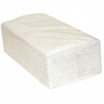Serwetki BIAŁE papier składane 33x33cm - 400 szt.