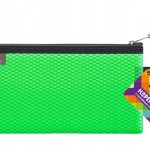 Koperta TETIS z suwakiem metalowym DL zielona