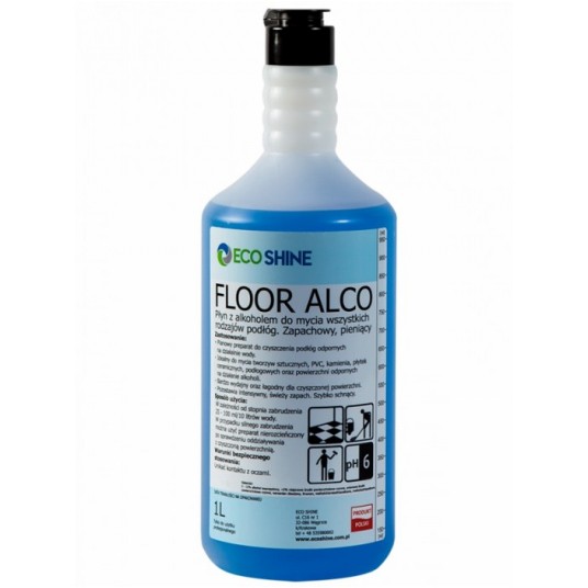 eco-shine-floor-alco-1l-pieniacy-zapachowy-plyn-z-alkoholem-do-biezacego-mycia-podlog-81f0cccb3d90405d8020f0253b0b6839-4630747b Eco Shine Floor Alco 1l pieniący, zapachowy płyn do bieżącego mycia podłóg - obrazek 1