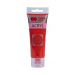 Farba akrylowa HAPPY COLOR 75ml czerwona