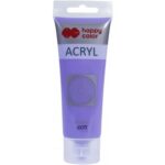 Farba akrylowa HAPPY COLOR 75ml fiolet pastelowy