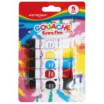 Farby tempera KEYROAD 5x10ml 5 kolorów